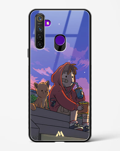 Anime Boy Lo Fi Glass Case Phone Cover (Realme)