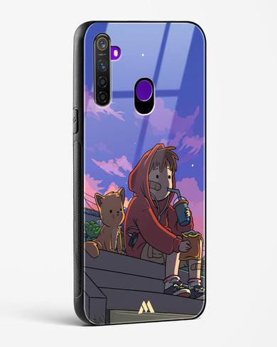 Anime Boy Lo Fi Glass Case Phone Cover (Realme)