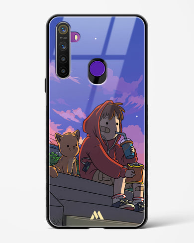 Anime Boy Lo Fi Glass Case Phone Cover (Realme)