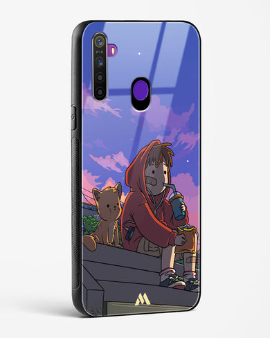 Anime Boy Lo Fi Glass Case Phone Cover (Realme)