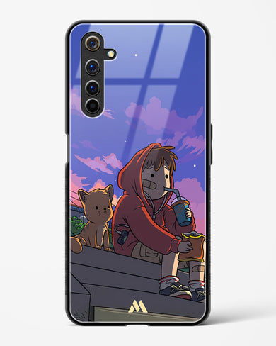 Anime Boy Lo Fi Glass Case Phone Cover (Realme)