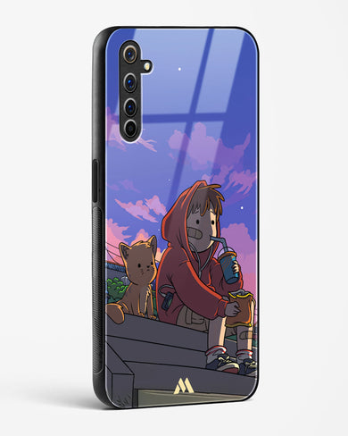 Anime Boy Lo Fi Glass Case Phone Cover (Realme)