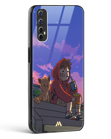 Anime Boy Lo Fi Glass Case Phone Cover (Realme)