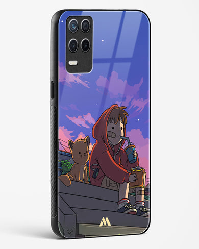Anime Boy Lo Fi Glass Case Phone Cover (Realme)