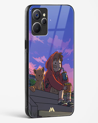 Anime Boy Lo Fi Glass Case Phone Cover (Realme)