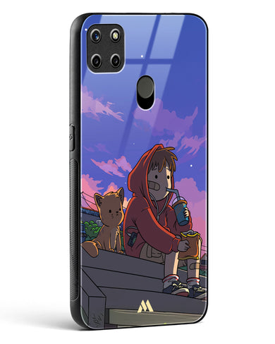 Anime Boy Lo Fi Glass Case Phone Cover (Realme)