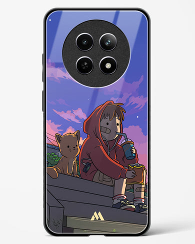 Anime Boy Lo Fi Glass Case Phone Cover (Realme)