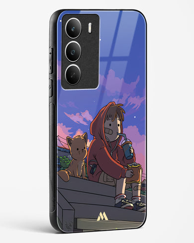 Anime Boy Lo Fi Glass Case Phone Cover (Realme)