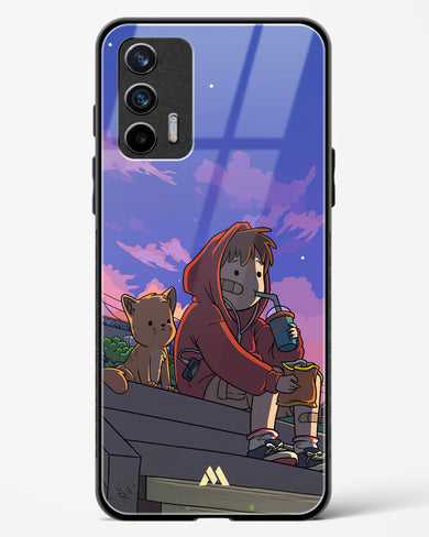 Anime Boy Lo Fi Glass Case Phone Cover (Realme)