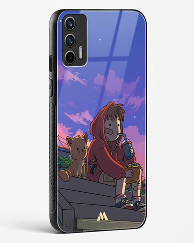 Anime Boy Lo Fi Glass Case Phone Cover (Realme)