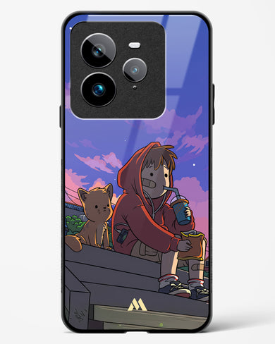 Anime Boy Lo Fi Glass Case Phone Cover (Realme)