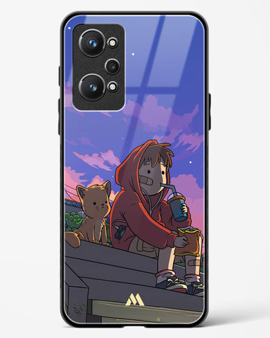 Anime Boy Lo Fi Glass Case Phone Cover (Realme)