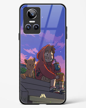 Anime Boy Lo Fi Glass Case Phone Cover (Realme)