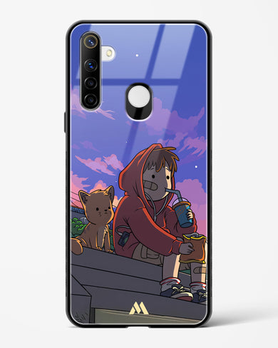 Anime Boy Lo Fi Glass Case Phone Cover (Realme)