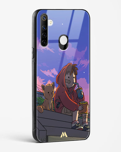 Anime Boy Lo Fi Glass Case Phone Cover (Realme)