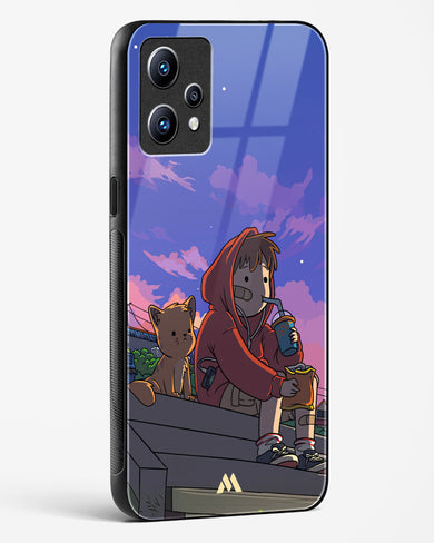 Anime Boy Lo Fi Glass Case Phone Cover (Realme)