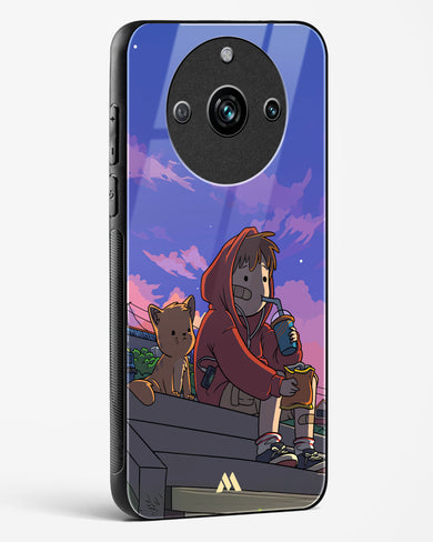 Anime Boy Lo Fi Glass Case Phone Cover (Realme)