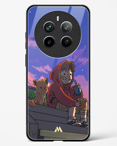 Anime Boy Lo Fi Glass Case Phone Cover (Realme)