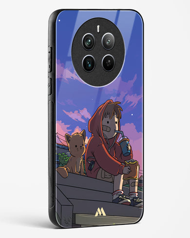 Anime Boy Lo Fi Glass Case Phone Cover (Realme)