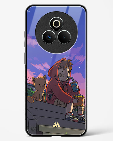 Anime Boy Lo Fi Glass Case Phone Cover (Realme)