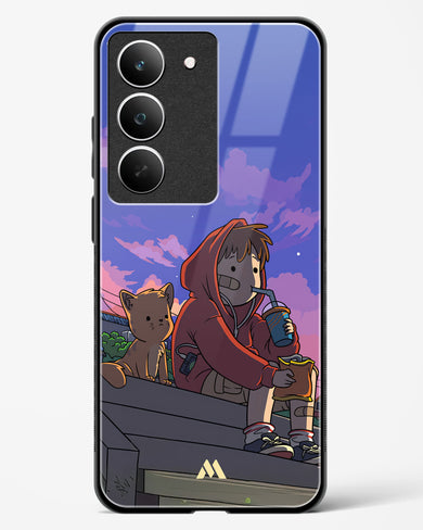 Anime Boy Lo Fi Glass Case Phone Cover (Realme)