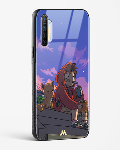 Anime Boy Lo Fi Glass Case Phone Cover (Realme)