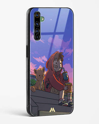 Anime Boy Lo Fi Glass Case Phone Cover (Realme)