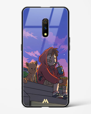 Anime Boy Lo Fi Glass Case Phone Cover (Realme)