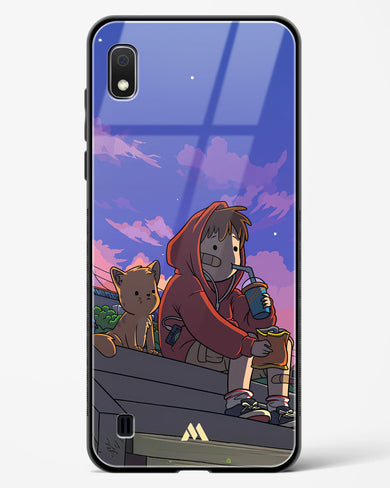 Anime Boy Lo Fi Glass Case Phone Cover (Samsung)