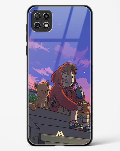 Anime Boy Lo Fi Glass Case Phone Cover (Samsung)