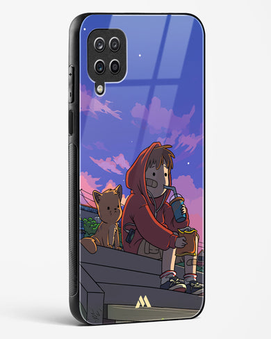 Anime Boy Lo Fi Glass Case Phone Cover (Samsung)