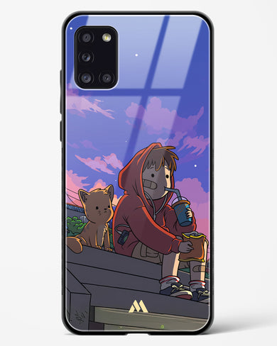 Anime Boy Lo Fi Glass Case Phone Cover (Samsung)