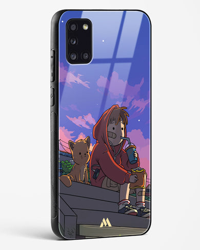 Anime Boy Lo Fi Glass Case Phone Cover (Samsung)