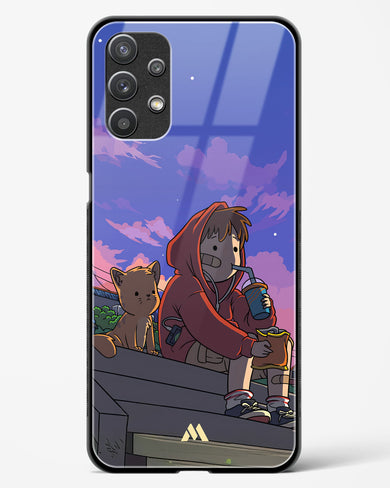 Anime Boy Lo Fi Glass Case Phone Cover (Samsung)