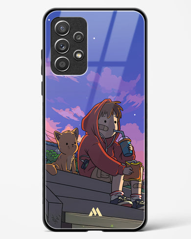 Anime Boy Lo Fi Glass Case Phone Cover (Samsung)