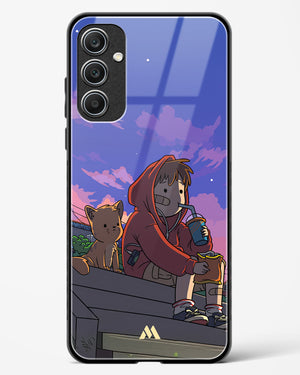 Anime Boy Lo Fi Glass Case Phone Cover (Samsung)
