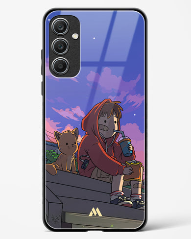Anime Boy Lo Fi Glass Case Phone Cover (Samsung)