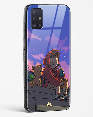 Anime Boy Lo Fi Glass Case Phone Cover (Samsung)