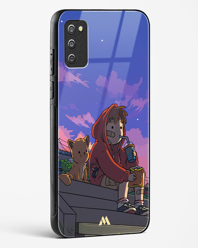 Anime Boy Lo Fi Glass Case Phone Cover (Samsung)