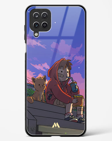 Anime Boy Lo Fi Glass Case Phone Cover (Samsung)