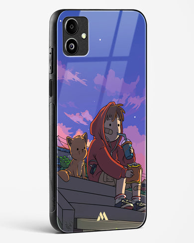 Anime Boy Lo Fi Glass Case Phone Cover (Samsung)