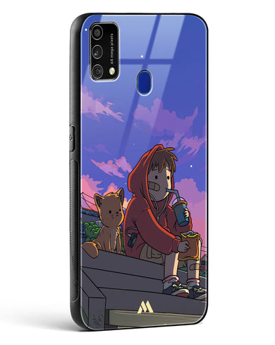 Anime Boy Lo Fi Glass Case Phone Cover (Samsung)