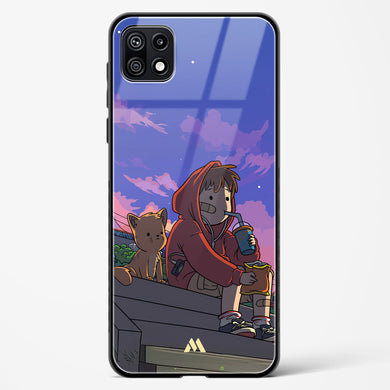 Anime Boy Lo Fi Glass Case Phone Cover (Samsung)