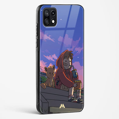 Anime Boy Lo Fi Glass Case Phone Cover (Samsung)