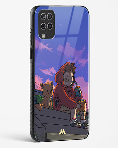 Anime Boy Lo Fi Glass Case Phone Cover (Samsung)