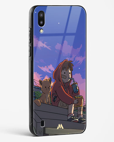 Anime Boy Lo Fi Glass Case Phone Cover (Samsung)