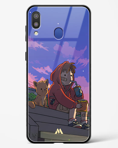 Anime Boy Lo Fi Glass Case Phone Cover (Samsung)