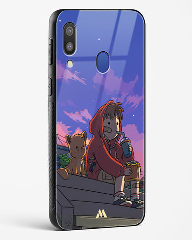 Anime Boy Lo Fi Glass Case Phone Cover (Samsung)