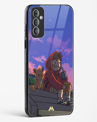 Anime Boy Lo Fi Glass Case Phone Cover (Samsung)