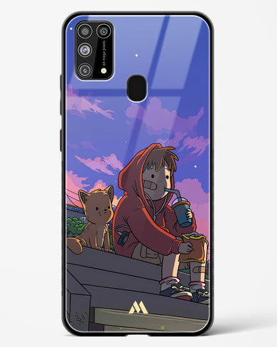 Anime Boy Lo Fi Glass Case Phone Cover (Samsung)